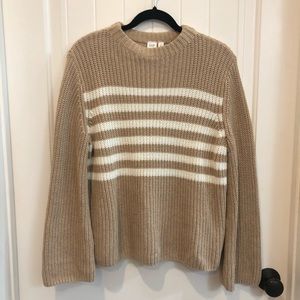 Gap Striped Crew Neck Sweater, Size M